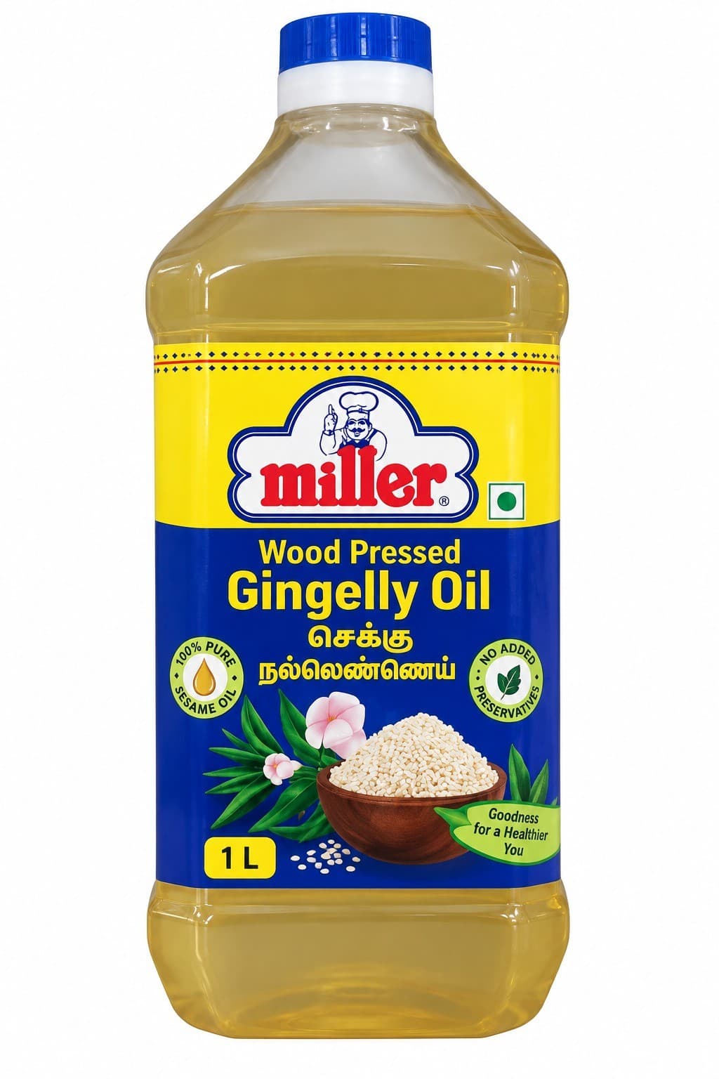 Gingelly Oil 1ltr / Miller