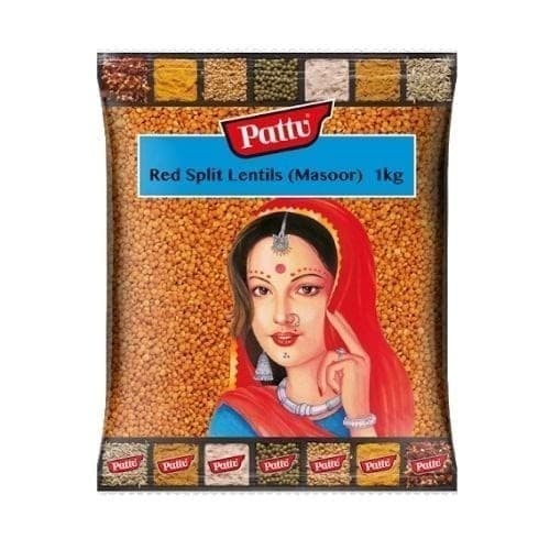 Red Split Lentils (Aust) 1kg / Pattu
