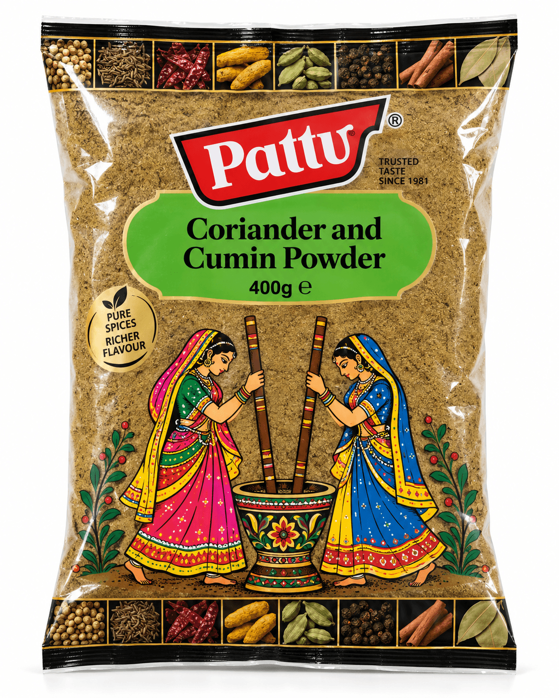 Pattu Coriander, Cumin Powder 400g