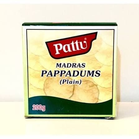 Pattu Madras Pappadums