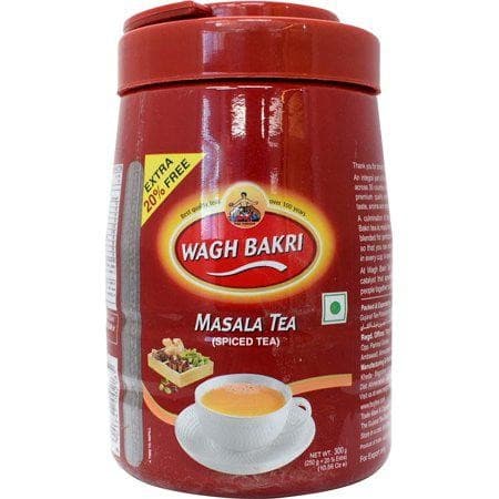 Wagh Bakri Masala Tea Spiced Tea Leaves in Export Pack