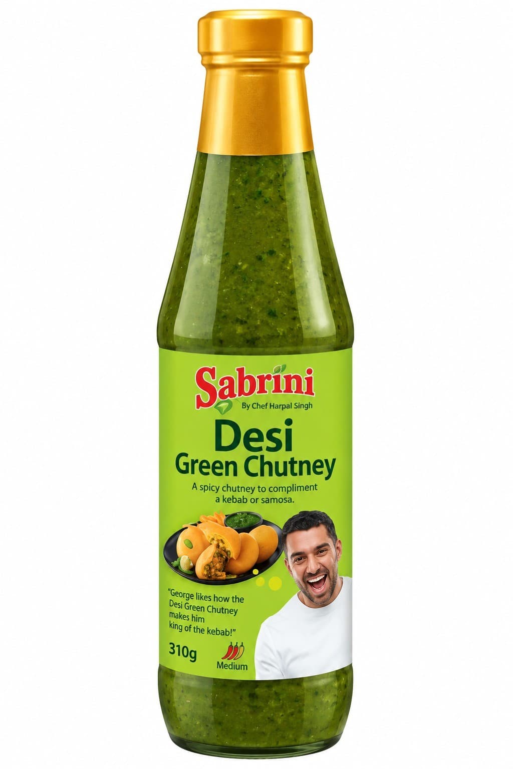 Desi Green Chutney/Sabrini 310gm