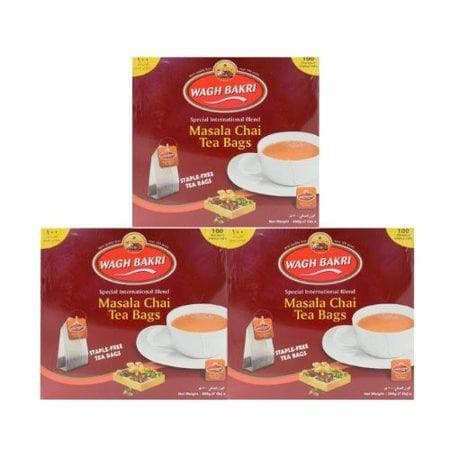 Wagh Bakri Masala Chai 100 Tea Bags 200g