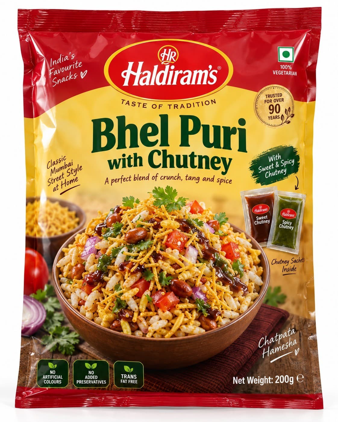 Haldiram Bhel Puri with Chutney 200g