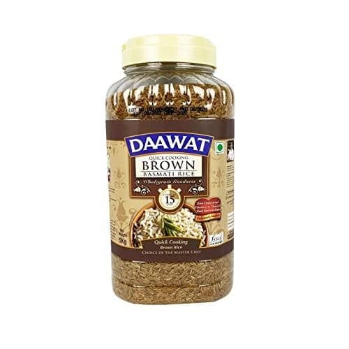 Daawat Brown Basmati Rice Jar