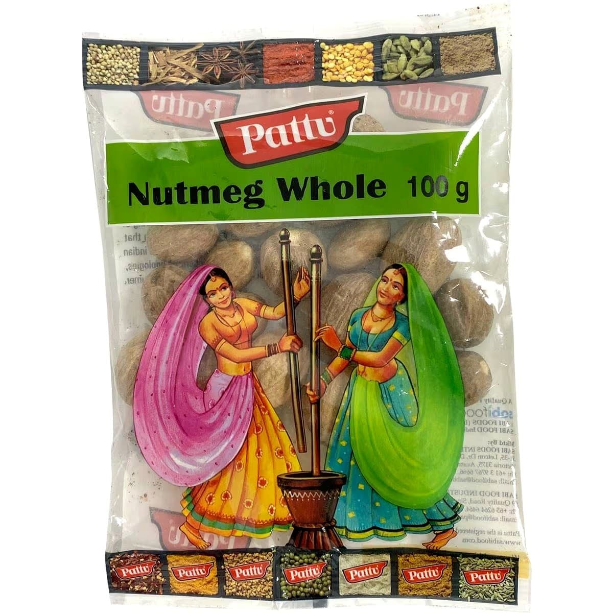 Nutmeg Whole 100g / Pattu