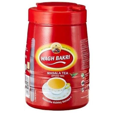 Wagh Bakri Masala Tea Spiced Tea Leaves in Export Pack
